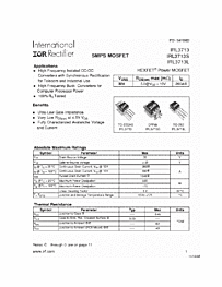 DataSheet IRL3713 pdf