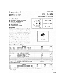 DataSheet IRLL014N pdf