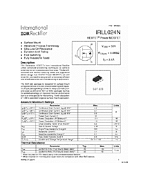 DataSheet IRLL024N pdf