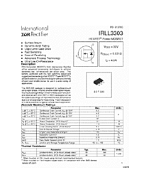 DataSheet IRLL3303 pdf