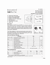 DataSheet IRLR024NPBF pdf