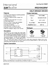 DataSheet IRS2104 pdf