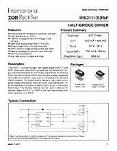 DataSheet IRS2111 pdf