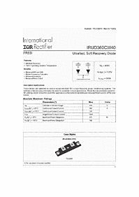 DataSheet IRUD360CW40 pdf