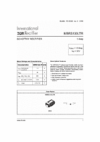 DataSheet MBRS130LTR pdf