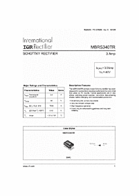 DataSheet MBRS340TR pdf
