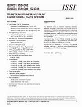 DataSheet IS24C02 pdf