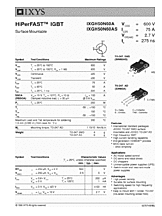 DataSheet IXGH50N60A pdf