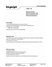 DataSheet KB817-B pdf
