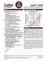 DataSheet ispLSI1032E pdf