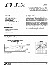 DataSheet LT1305 pdf