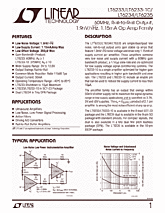 DataSheet LT6234 pdf