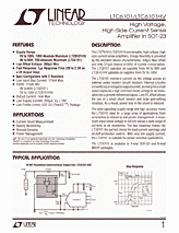 DataSheet LTC6101HV pdf