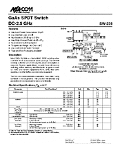 DataSheet SW-239TR pdf