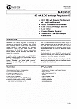 DataSheet MAS9161 pdf