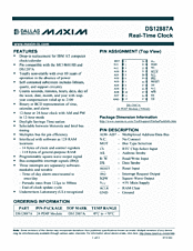 DataSheet DS12887A pdf