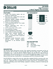 DataSheet DS18S20 pdf