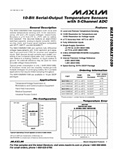 DataSheet MAX1099 pdf