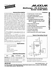 DataSheet MAX1271 pdf