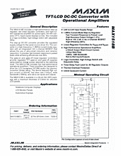 DataSheet MAX1518B pdf
