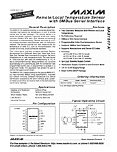 DataSheet MAX1617AT pdf