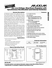 DataSheet MAX1644EAE pdf