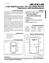 DataSheet MAX221E pdf