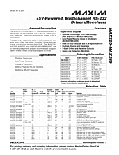 DataSheet MAX234 pdf