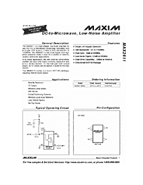 DataSheet MAX2611 pdf