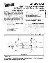 DataSheet MAX2620 pdf