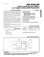 DataSheet MAX3053 pdf