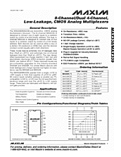 DataSheet MAX338 pdf