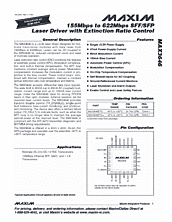 DataSheet MAX3646 pdf