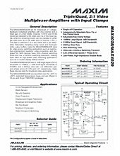 DataSheet MAX4028 pdf