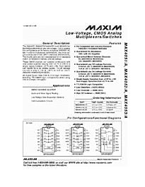 DataSheet MAX4051 pdf