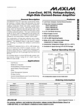 DataSheet MAX4073 pdf