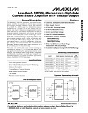 DataSheet MAX4372 pdf