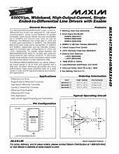 DataSheet MAX4447 pdf