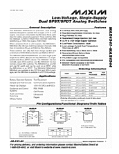 DataSheet MAX4542 pdf