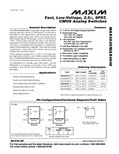 DataSheet MAX4646 pdf