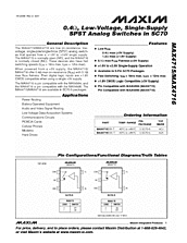 DataSheet MAX4715 pdf
