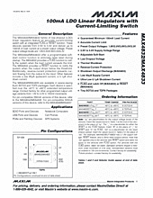 DataSheet MAX4833 pdf