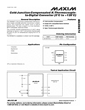 DataSheet MAX6674 pdf