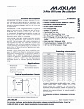 DataSheet MAX7375 pdf