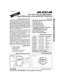 DataSheet MAX764C pdf