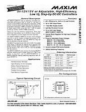 DataSheet MAX770C pdf