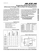 DataSheet MAX970 pdf