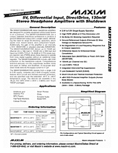 DataSheet MAX9722A pdf