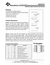 DataSheet MBI5001 pdf