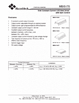 DataSheet MBI5170 pdf